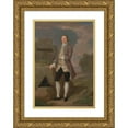 thumbnail image 1 of Edward Haytley 13x18 Gold Ornate Wood Frame and Double Matted Museum Art Print Titled - Thomas Newenham (ca. 1749), 1 of 4
