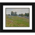 thumbnail image 1 of Edward Herbert Barnard 24x20 Black Ornate Framed Double Matted Museum Art Print Titled: In the Fields, 1 of 5