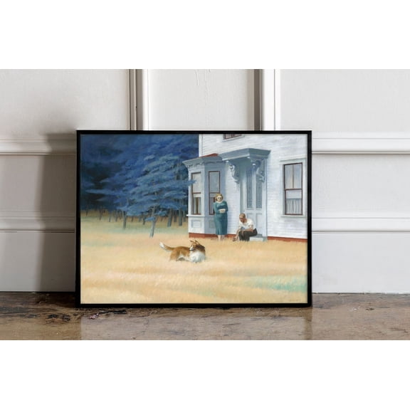 Edward Hopper Cape Cod Evening Poster Edward Hopper Print Edward Hopper Wall Art Edward Hopper Print Cape Cod Evening Print