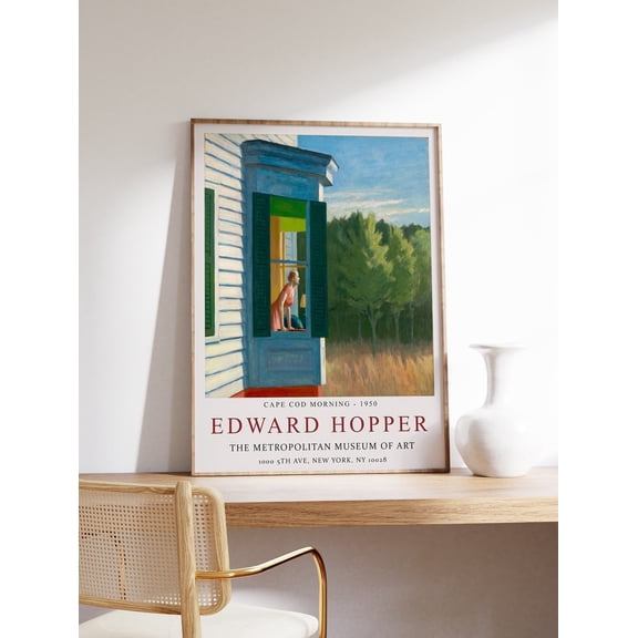 Edward Hopper Cape Cod Morning Realism Architecture Scenery Unframed Paper Print