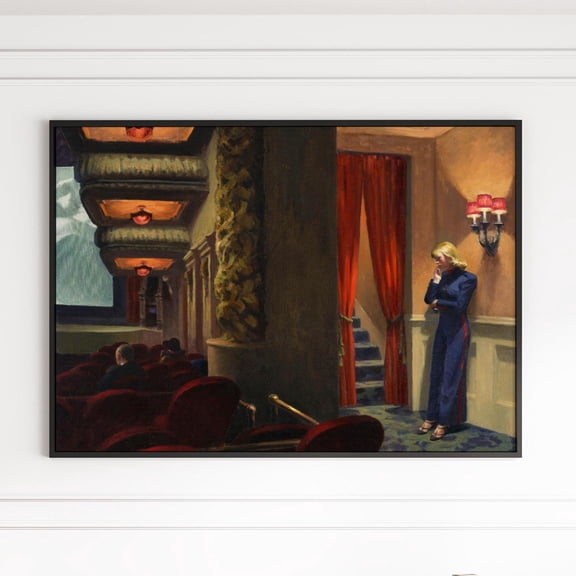 Edward Hopper New York Movie poster Edward Hopper print Edward Hopper wall art decor Edwar