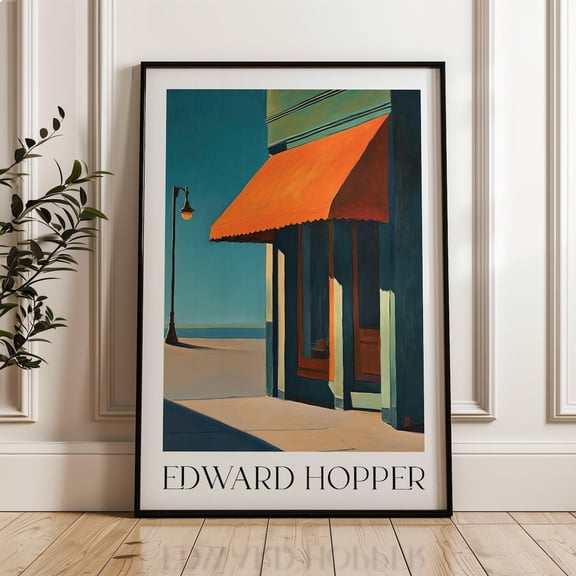 Edward Hopper Print American Realism Vintage Edward Hopper Poster Edward Hopper Poster Edward Hopper Art