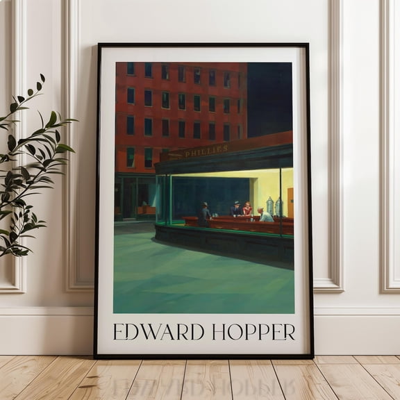 Edward Hopper Print Edward Hopper Poster Vintage Edward Hopper Poster Edward Hopper Art