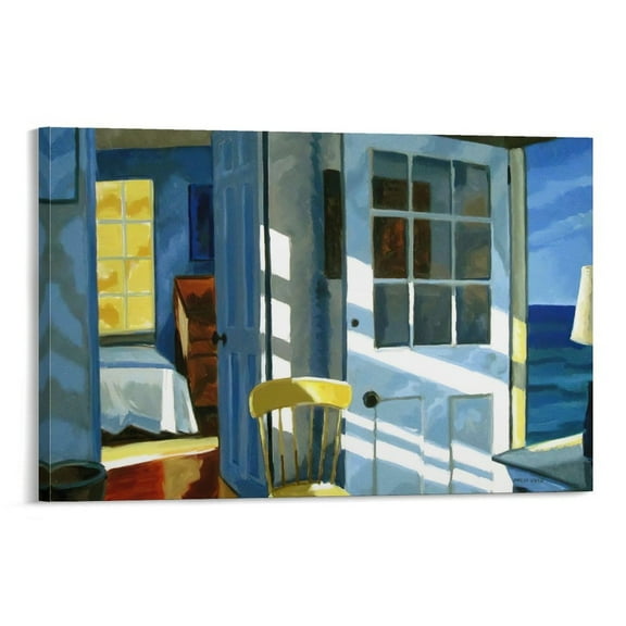 Edward Hopper Prints Wall Art Poster Posters Wall Art Painting Canvas Gift Living Room Prints Bedroom Decor Poster Artworks 08x12inch(20x30cm)