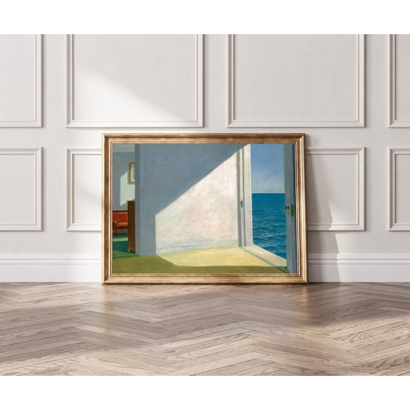 Edward Hopper Rooms By The Sea 1951 Poster Edward Hopper Print Edward Hopper Wall Art Decor Edward Hopper Print