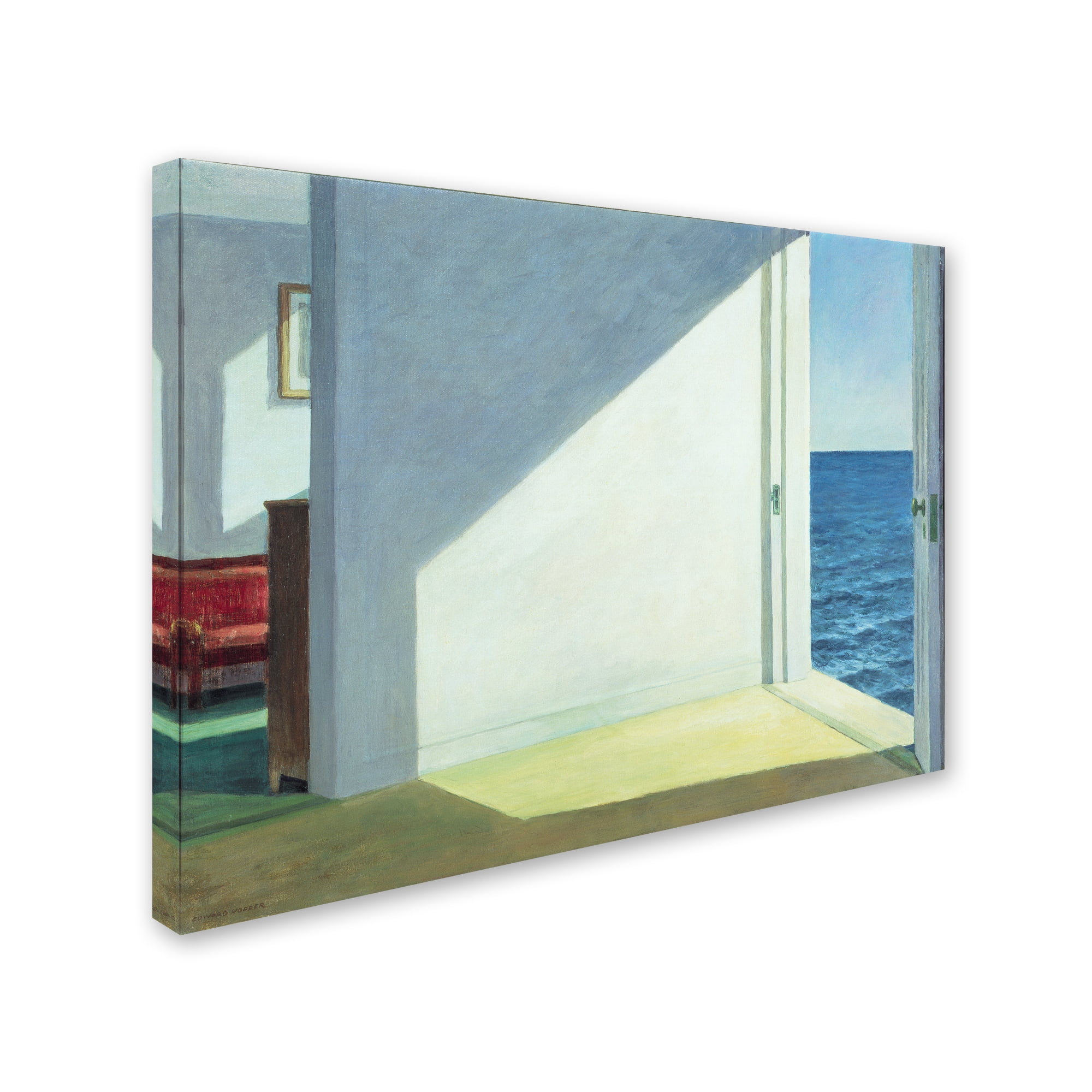 Edward Hopper Rooms by the Sea Gallery-Wrapped Canvas Art