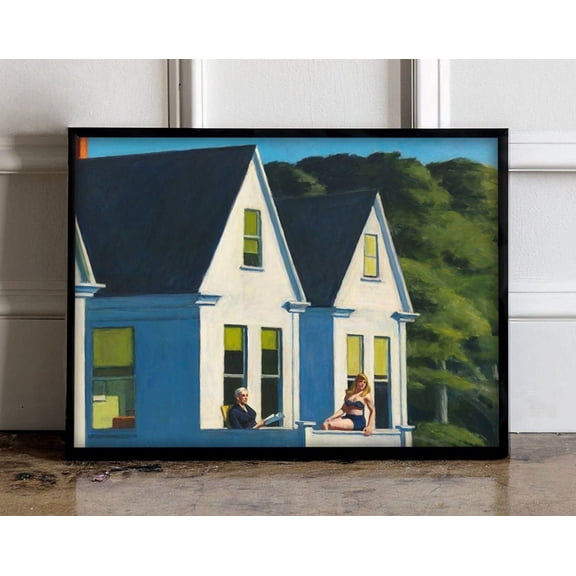 Edward Hopper Second Story Sunlight poster, Edward Hopper print, Edward Hopper wall art, Edward Hopper exhibition print, 8x12 UNFRAMED