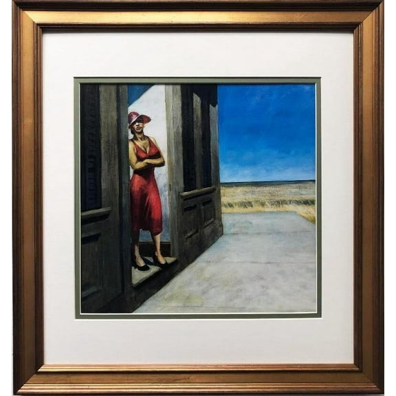 Edward Hopper "South Carolina Morning" (Detail) New FRAMED Art Generic