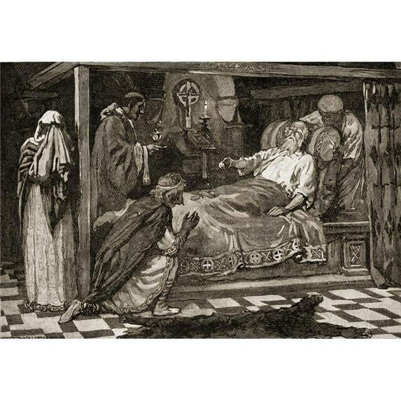 Edward III The Confessor 1042-1066 Ad. Penultimate Anglo-Saxon King Poster Print, 18 x 12