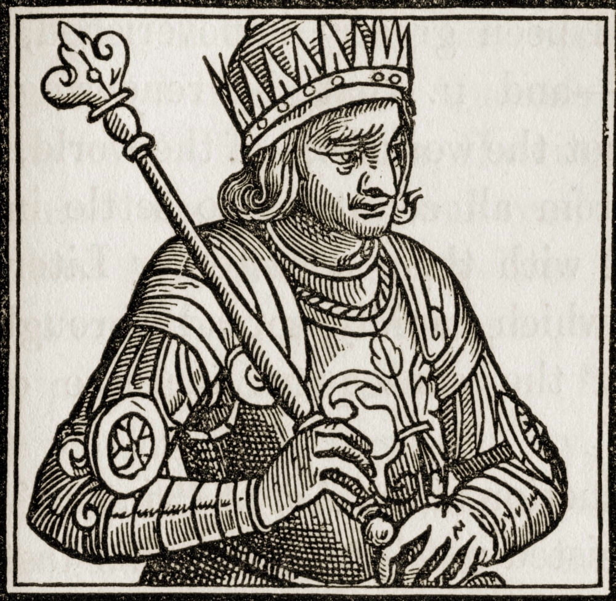 Edward Iv 1442-1483 King Of England 1461-70 And 1471-83 Canvas Art - Ken Welsh  Design Pics (15 x 15)