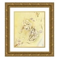 thumbnail image 1 of Edward Julius Detmold 15x17 Gold Ornate Wood Frame and Double Matted Museum Art Print Titled - The Oyster-Catcher (1912), 1 of 4