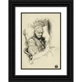 thumbnail image 1 of Edward Killingworth Johnson 14x18 Black Ornate Wood Framed Double Matted Museum Art Print Titled - Dying Old Man, 1 of 5