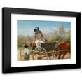 thumbnail image 1 of Edward Lamson Henry 14x12 Black Modern Framed Museum Art Print Titled - The Message (1893), 1 of 5