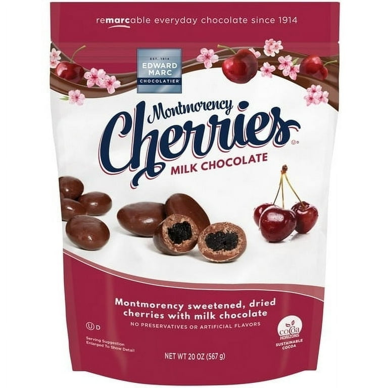 Edward Marc Milk Chocolate Covered Cherries, 20 Ounce - Walmart.com