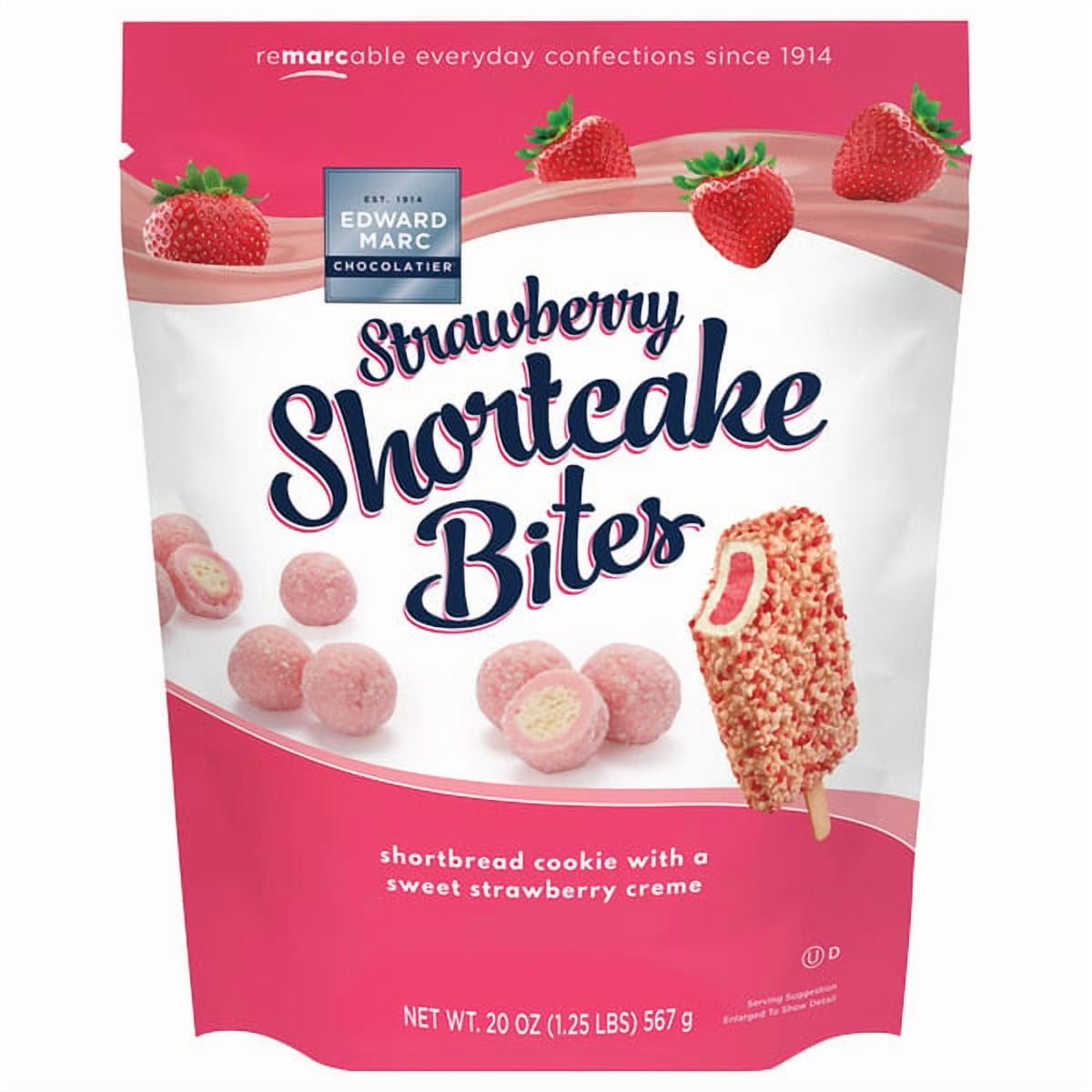 Edward Marc Chocolatier, Shortbread Cookie, 20 oz, Strawberry