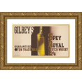 thumbnail image 1 of Edward McKnight Kauffer 14x9 Gold Ornate Wood Frame and Double Matted Museum Art Print Titled - Gilbey's Spey Royal Scotch Whiskey (1933), 1 of 4