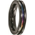 thumbnail image 1 of Edward Mirell Black Ti Anodized 4mm Band, 1 of 7