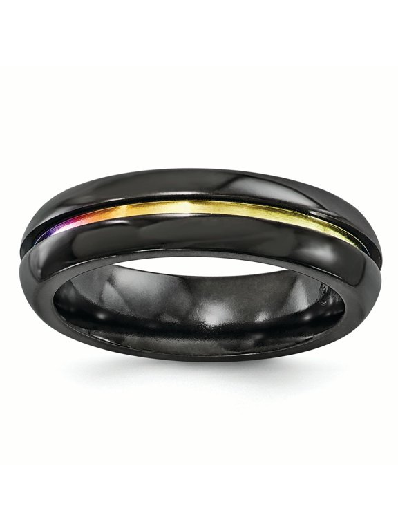 Edward Mirell Black Ti Anodized 6mm Band