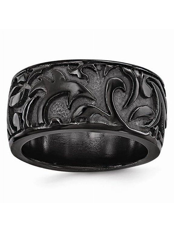 Edward Mirell Black Ti Casted 11mm Band EMR236