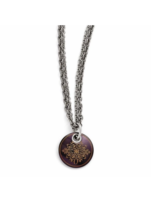 Black Ti Copper Color Anodized Sterling Silver With 2in ext