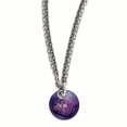 thumbnail image 1 of Edward Mirell Black Ti Pink Anodized & Sterling Silver w/ 2in ext Necklac, 1 of 3