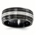 thumbnail image 1 of Edward Mirell Black Ti  Stainless Steel Polished 9mm Band EMR226, 1 of 6
