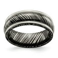 thumbnail image 1 of Edward Mirell Timoku 8mm Domed Ridged Edge Band EMR196, 1 of 4