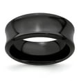 thumbnail image 1 of Edward Mirell Titanium Black Ti Polished Concave 9mm Band, 1 of 7
