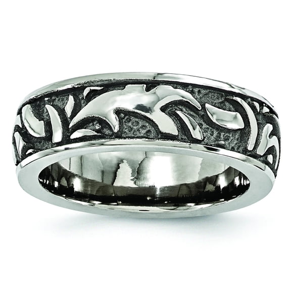 Edward Mirell Titanium Casted Design 7mm Band EMR233