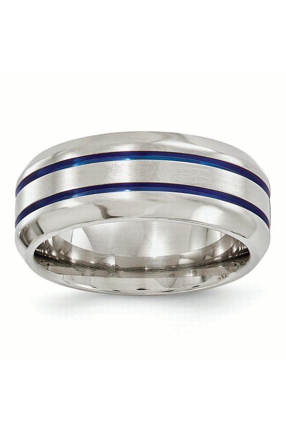 Edward Mirell Titanium with Bevel 8mm Band EMR104