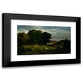 thumbnail image 1 of Edward Mitchell Bannister 24x15 Black Modern Framed Museum Art Print Titled - Oak Trees (1876), 1 of 1