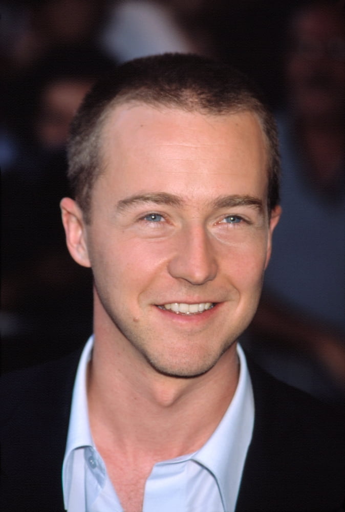 Edward Norton At The Premiere Of The Score Canvas Art - (16 x 20)