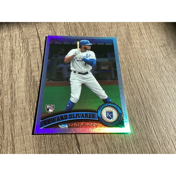 Edward Olivares MLB Kansas City Royals 2021 Topps Archives 251 FoilFractor /150 numbered RC trading card