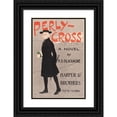 thumbnail image 1 of Edward Penfield 17x24 Black Ornate Framed Double Matted Museum Art Print Titled: Perly-Cross, a Novel by R. D. Blackmore. (1890-1920), 1 of 5