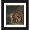 thumbnail image 1 of Edward Penny 20x23 Black Ornate Framed Double Matted Museum Art Print Titled: Widow Costard's Cow and Goods, Distrained for Taxes, Are Redeemed by the Generosity of Johnny Pearma, 1 of 5