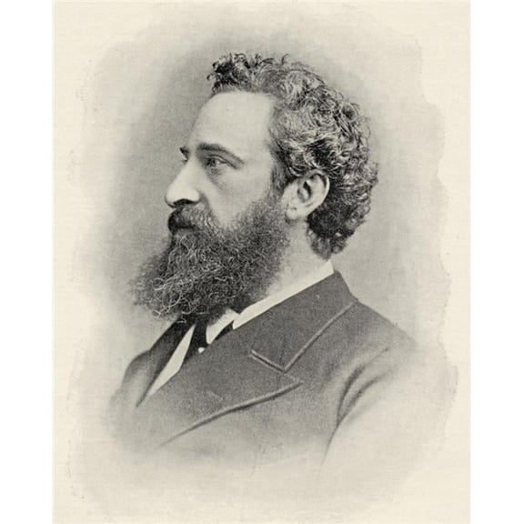 Edward Robert Bulwer-Lytton 1831-1891 Earl of Lytton English Stateman & Poet Son of Novelist Edward Bulwer-Lytton Fr Poster Print - 13 x 16