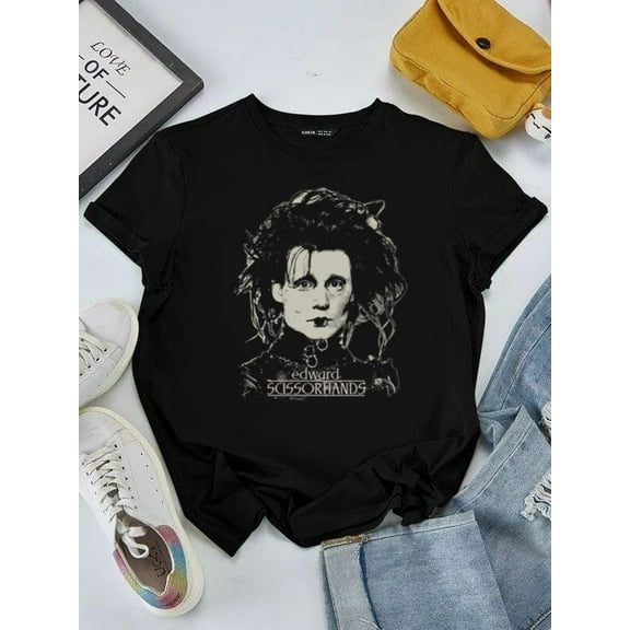 Edward Scissorhands Classic Tim Burton Movie Fan Gift Graphic Unisex tee V51160, for men & women, up to size 5XL