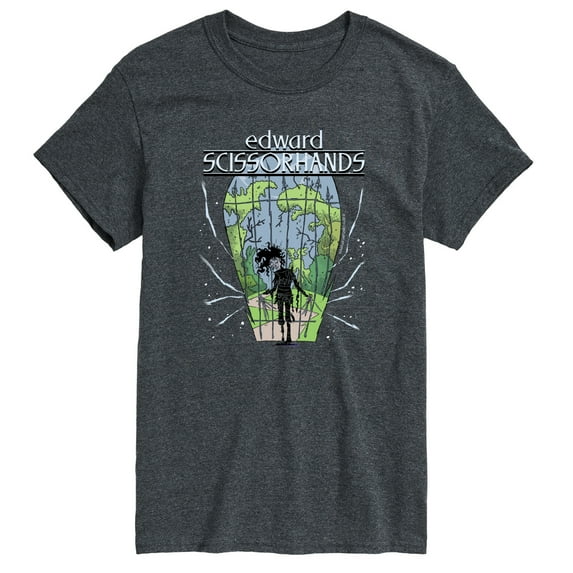 Edward Scissorhands - Comic Logo - Men's Short Sleeve Graphic T-Shirt