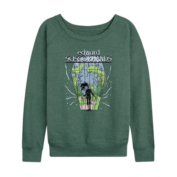 Edward Scissorhands - Comic Logo - Women's French Terry Long Sleeve Shirt