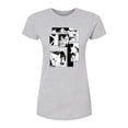 thumbnail image 1 of Edward Scissorhands - Comic Panels - Juniors Fitted Graphic T-Shirt, 1 of 4
