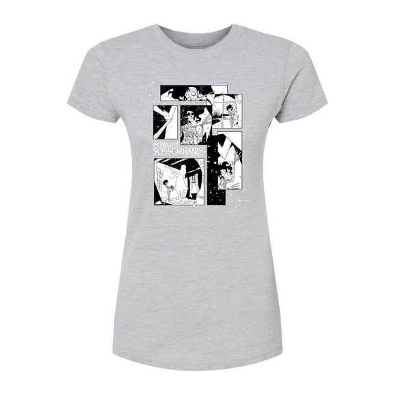 Edward Scissorhands - Comic Panels - Juniors Fitted Graphic T-Shirt