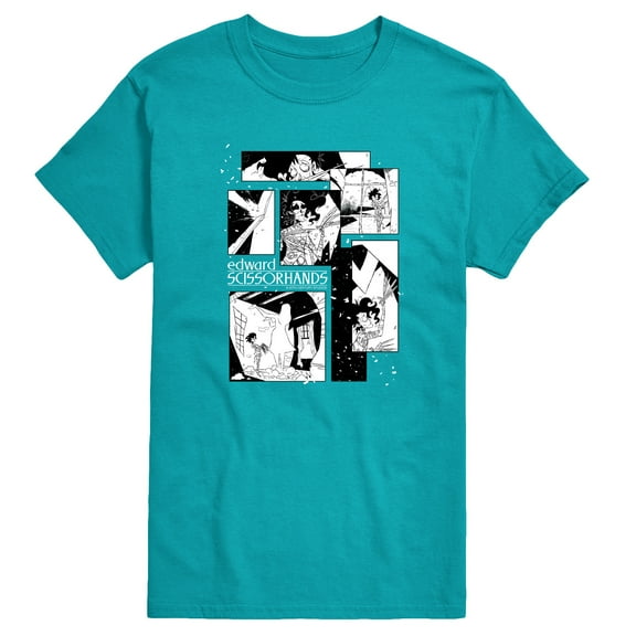 Edward Scissorhands - Comic Panels - Men's Short Sleeve Graphic T-Shirt