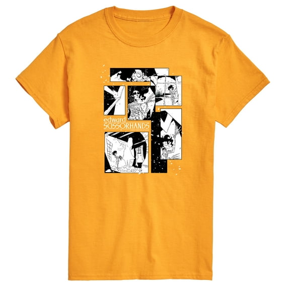 Edward Scissorhands - Comic Panels - Men's Short Sleeve Graphic T-Shirt