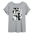thumbnail image 1 of Edward Scissorhands - Comic Panels - Women's Oversized Graphic T-Shirt, 1 of 4