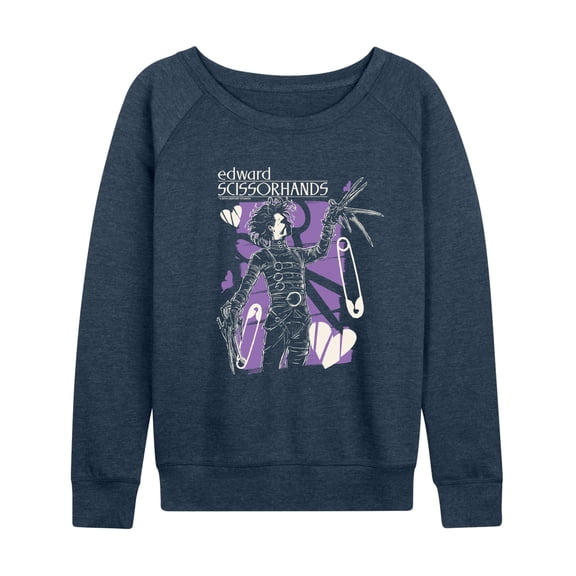 Edward Scissorhands - ES Zine - Women's French Terry Long Sleeve Pullover