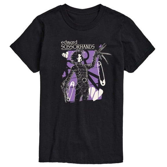 Edward Scissorhands - Edward Zine - Men's Short Sleeve Graphic T-Shirt