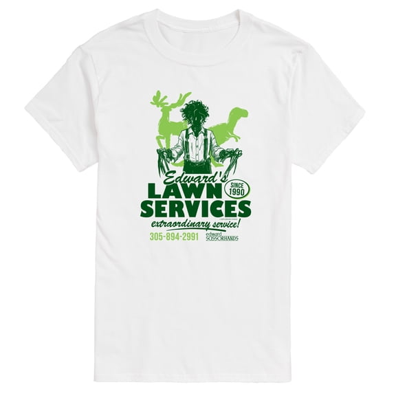 Edward Scissorhands - Edwards Lawn Services - Men's Short Sleeve Graphic T-Shirt