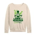 thumbnail image 1 of Edward Scissorhands - Edwards Lawn Services - Women's French Terry Long Sleeve Pullover, 1 of 4