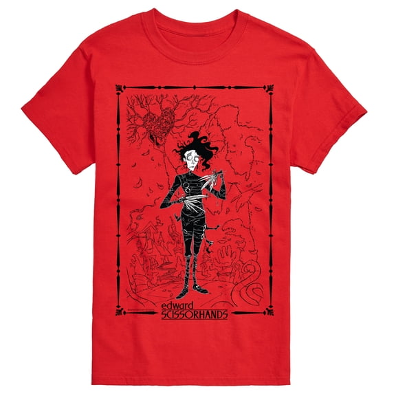 Edward Scissorhands - Frame Oversized - Men's Short Sleeve Graphic T-Shirt