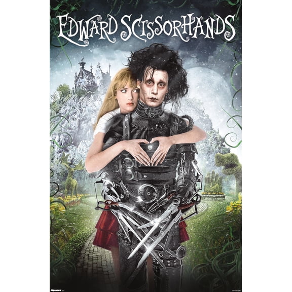 Edward Scissorhands - Heart One Sheet Wall Poster, 14.725" x 22.375"